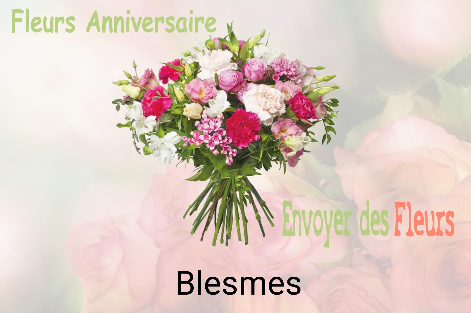 Bouquet de fleurs d’anniversaire livré à Blesmes